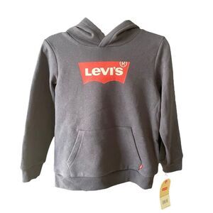 Levi’s Boy's Logo Hoodie Sweatshirt Blue size 7 new